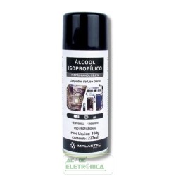 Alcool isopropilico spray 99,8% 227ml - Implastec