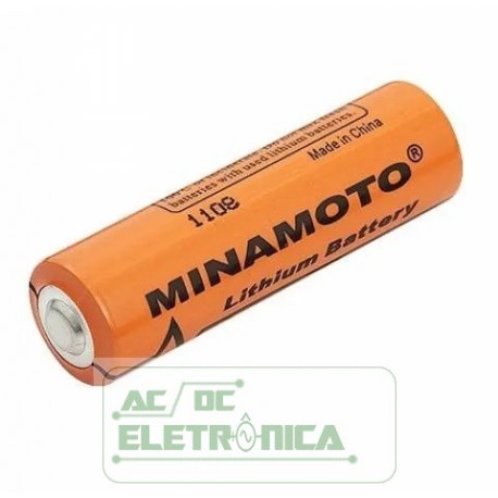 Bateria 3,6v AA 2400mAh lithium ER14505 - 14,5x50,5mm