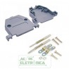 Capa DB37 plastico kit longo cinza