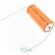 Capacitor eletrolitico 4,7uf x 100v 85º Bipolar axial siemens 15x30mm