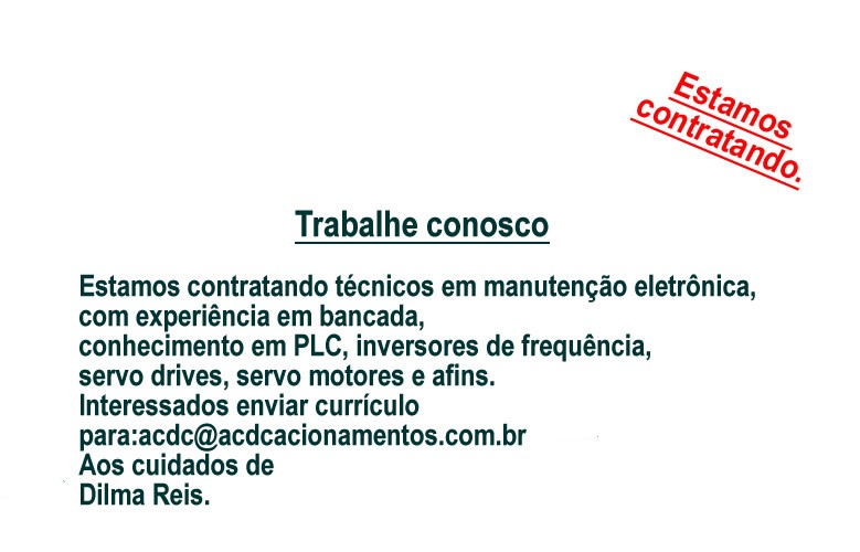 Estamos contratando