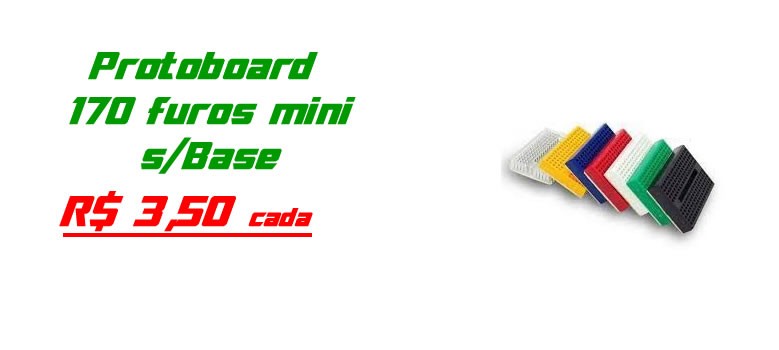 Protoboard 170 furos mini s/Base
