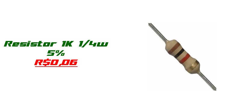 Resistor 1K 1/4w 5%